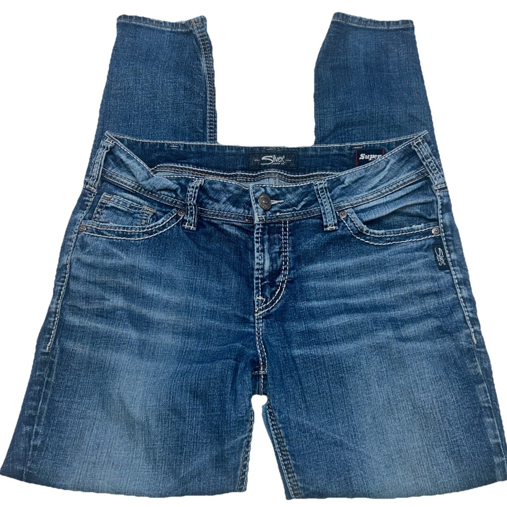 Silver‎ Elyse Mid Skinny Super Stretch Women's 31/31 Jeans